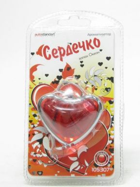 105307 Ароматизатор HEART Ocean (red) "Сердечко" AutoStandart