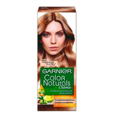 Garnier стойкая питательная крем-краска для волос Color Naturals, тон 9.132, Натуральный блонд, 110 мл