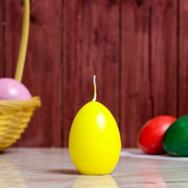 Свеча яйцо жёлтое, артикул: 1795532