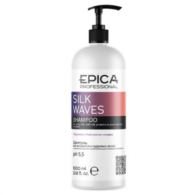 EPICA PROFESSIONAL SILK WAVES шампунь д/вьющихся и кудрявых волос 1000мл