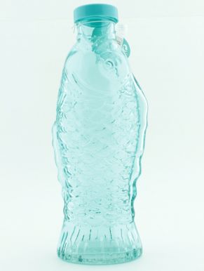 Бутылка в форме рыбы с крышкой, ёмк. 880 мл, разм.9x7x27cm, цв.в ассортименте CD1001230