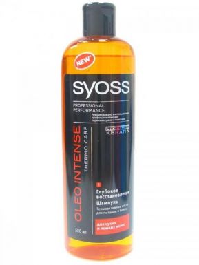 SYOSS 500мл Шампунь Oleo Intense Thermo Care для сухих и ломких волос_