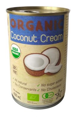 Натуральные кокосовые сливки Organic 400 мл