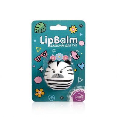 Lip Balm для губ бальзам зебра, 6,5 гр