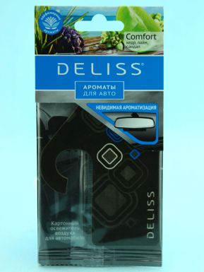 DELISS Картонный освежитель воздуха для автомобиля серии Comfort  (20/180)