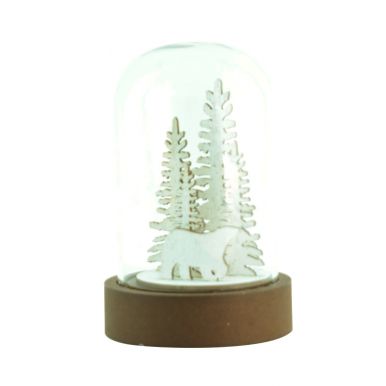 Светящаяся декорация настольная "Северный медведь", 1 LED ламп. Размер: 5,5х5,5х9 см. (92497-1)