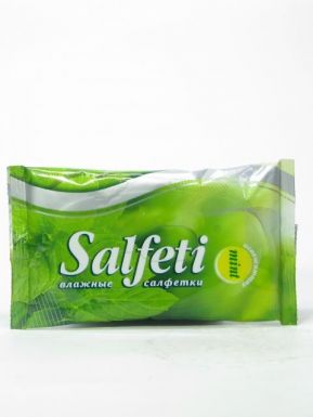SALFETI №10 Салфетки влажные освежающие с мятой/мохито 48400