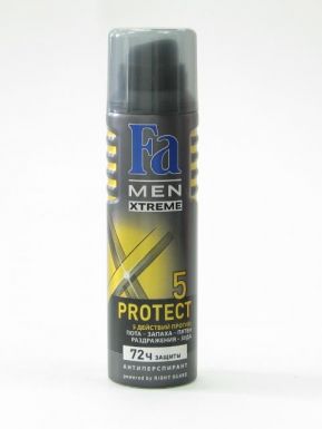 FA MEN Xtreme Дезодорант-аэрозоль 150мл Protect 5_