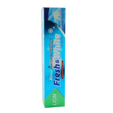LION Фреш энд Вайт Зубная паста Extra Cool Mint мятная прохлада, 160 гр