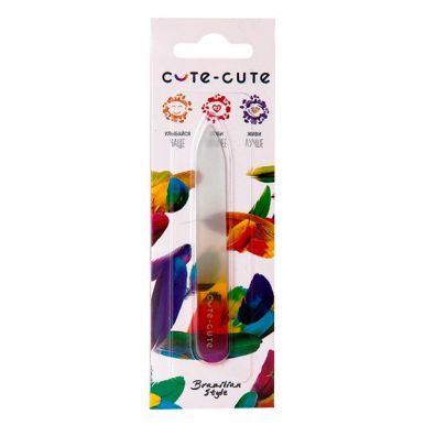 CUTE-CUTE пилка стеклянная цвет mix 9см 049120