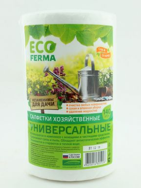 ECO Ferma №140 Салфетки  хозяйственные в рулоне