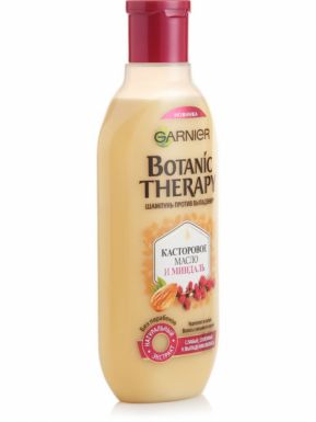 Garnier шампунь Botanic Therapy, Касторовое масло и миндаль для ослабленных волос, склонных к выпадению, 400 мл