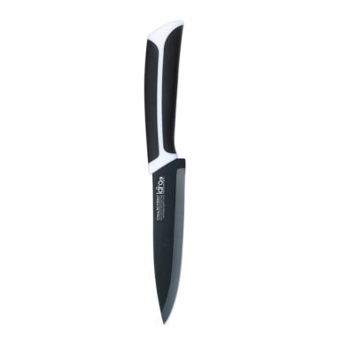 Lara нож разделочный 15,2 см, черное керамическое покрытие Black Ceramic полный блистер, артикул: LR05-27