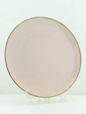 Тарелка, d=265 мм, цвета: розовый/белый в ассортименте, артикул: Q76001300