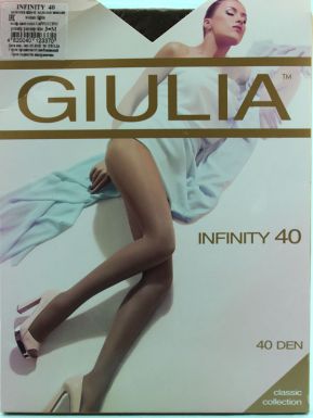 Колготки женские Giulia Infinity 40 den, cappuccino gul, 3/m