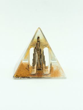 Сувенир-карандашница Пирамида 7,5х8см, гелевый микс, артикул: 20119-0311