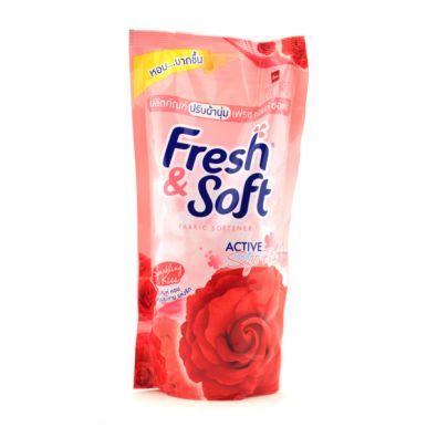 LION Essence Fresh & Soft Кондиционер для белья Red Rose (Sparkling Kiss), 600 мл