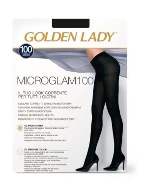 GOLDEN LADY колготки женские microglam 100 nero р.4