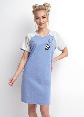 CLEVER Платье женское  170-52-2XL, меланж голубой LDR10-851