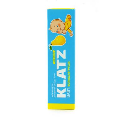 Klatz Зубная паста  BABY Большая груша без фтора40мл