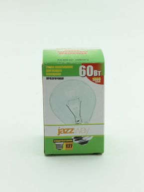 Лампа накаливания Jazzway, p45 240v, 60w, e27, Clear Jazzway