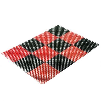 Vortex коврик Травка, 42x56 см чернно-красный, артикул: 23006