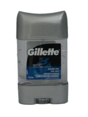 GILLETTE дезодорант-гель 3X COOL WAVE антиперспирант, 75 мл