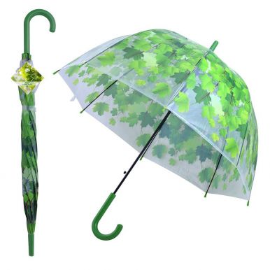 Зонт полуавтомат дизайн листья 80см FX 24-12