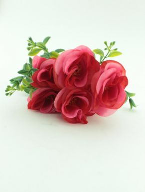 Букет цветов декор. розы 6 цветов 578
