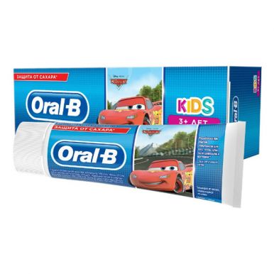 ORAL B Зубная паста Kids для детей Легкий вкус Frozen/Cars, 75 мл