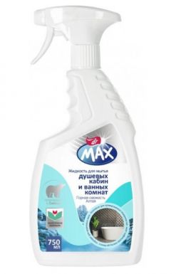 DR.MAX средство чистящее д/душевых кабин и ванных комнат горная свежесть Алтая 750мл