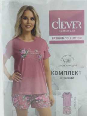 CLEVER LP29-745/1 Комплект жен Clever (170-46-M,розовый-темно-розовый)