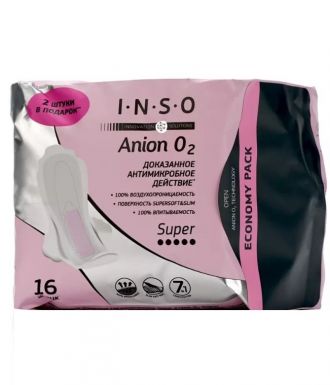 INSO Anion O2 прокладки super 16шт