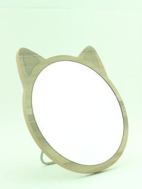 GREENTIME зеркало деревянное дизайн кот 17*18,5см jz220411-1067/631374