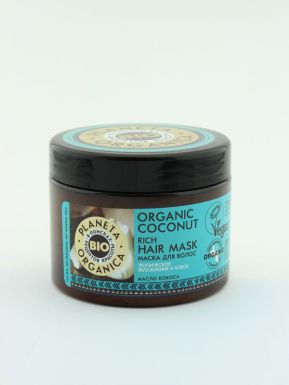 PLANETA ORGANICA/ Organic coconut / Маска для волос густая, 300 мл.