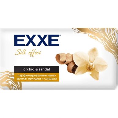 EXXE мыло туалетное парфюмированное орхидеи и сандала silk effect 140г