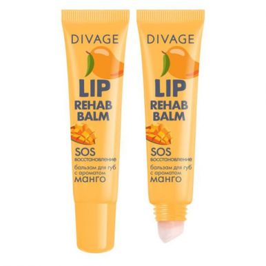 DIVAGE Бальзам для губ Lip Rehab Balm с ароматом манго, 12 мл