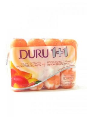DURU 1+1 мыло 4х90г Тропические экстракты/а1239