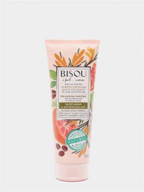 BISOU бальзам-маска  д/ослабленных и ломких волос укрепление и антиоксидант 230мл