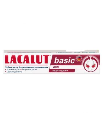 LACALUT паста зубная basic gum 75мл