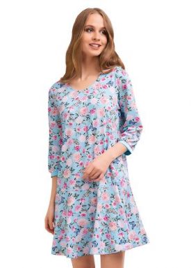CLEVER LDR29-746/1 Платье жен Clever (170-46-M,светло-голубой-светло-розовый)