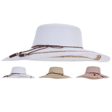 Шляпа женская плетёная, артикул: FC4000430