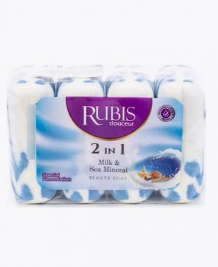 RUBIS мыло туалетное морские минералы 4х90г