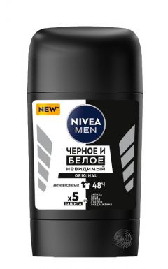 NIVEA MEN антиперспирант черное и белое 50мл стик 83134