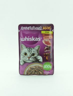 Корм для кошек Вискас рагу с уткой и печенью, 75 гр