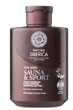 NATURA SIBERICA шампунь-детокс д/всех типов волос sauna&sport for men 300мл