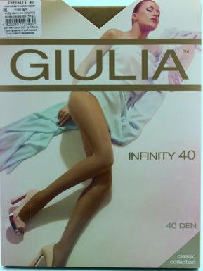 Колготки женские Giulia Infinity 40 den, daino gul, 5/Xl