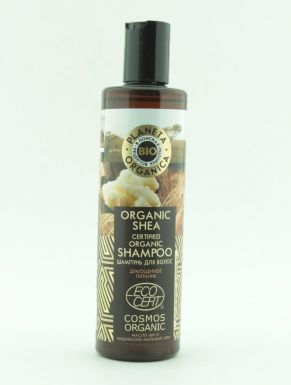Planeta Organica Organic shea, шампунь для волос органический, 280 мл