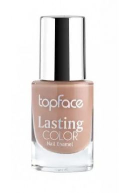 TopFace Лак для ногтей Lasting color, тон 80, кофе с молоком, 9 мл