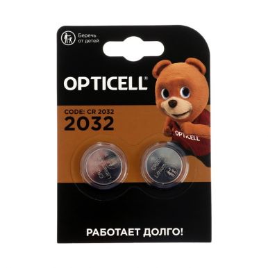 OPTICELL батарейка 2032 2шт
